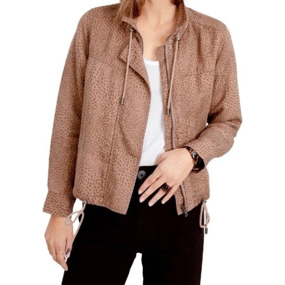 Rails Tennessee jacket with tawny spots, slouchy with a cool ever day vibe, S
